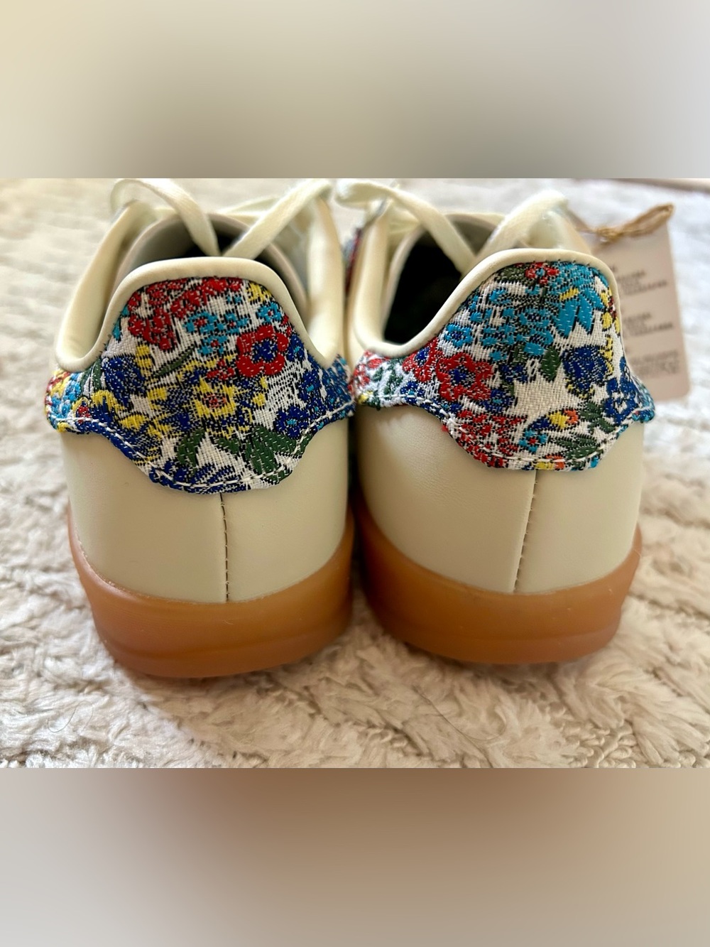 NWB Adidas Gazelle Sneakers - Liberty of London collab - Women’s US 7.5 - Picture 5 of 7